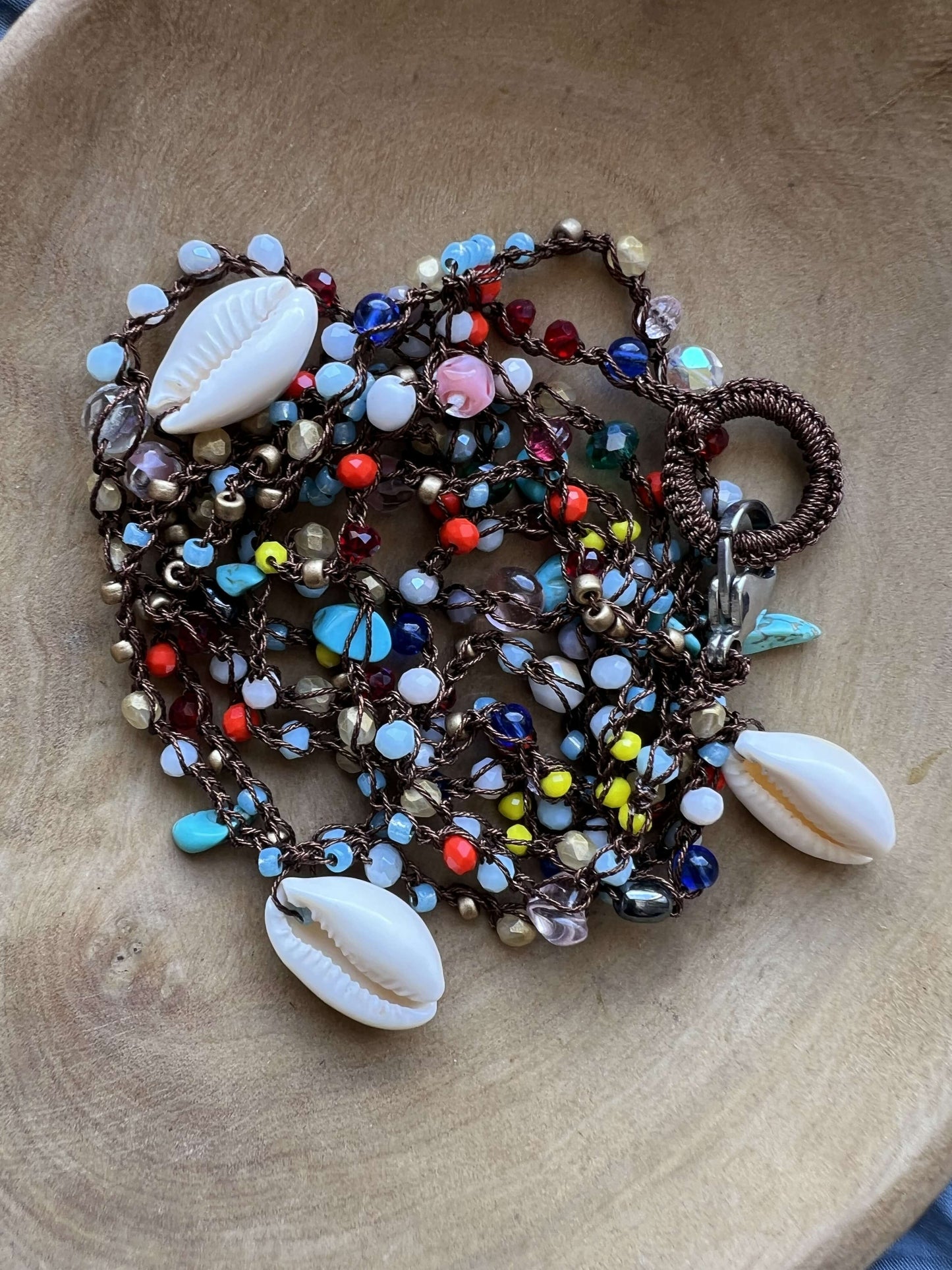 collana estiva boho colorata bracciale wrap JewerlyS26