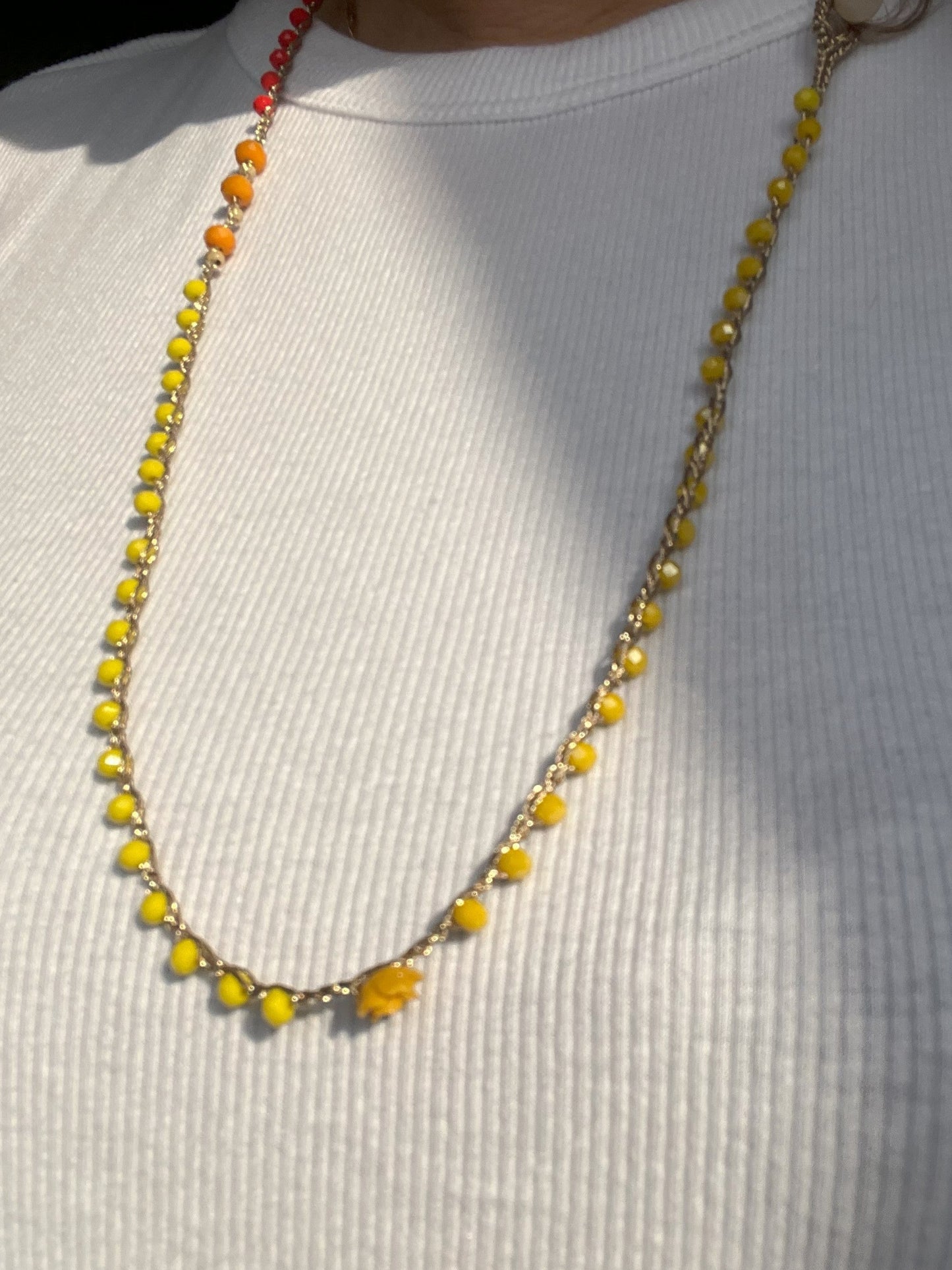 Mimosa 2 in 1 necklace bracelet - short