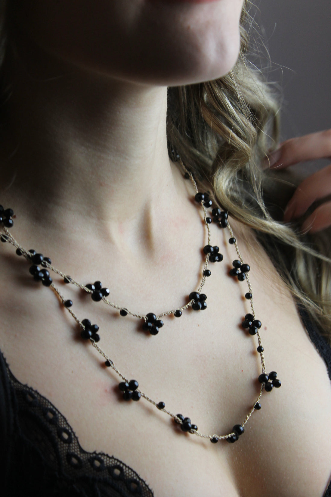 Limited Edition: Our bestselling Black Necklace combines luxury design with affordable pricing. Elevate your everyday outfits with this high-quality piece that transitions effortlessly from day to night. Order now while supplies last