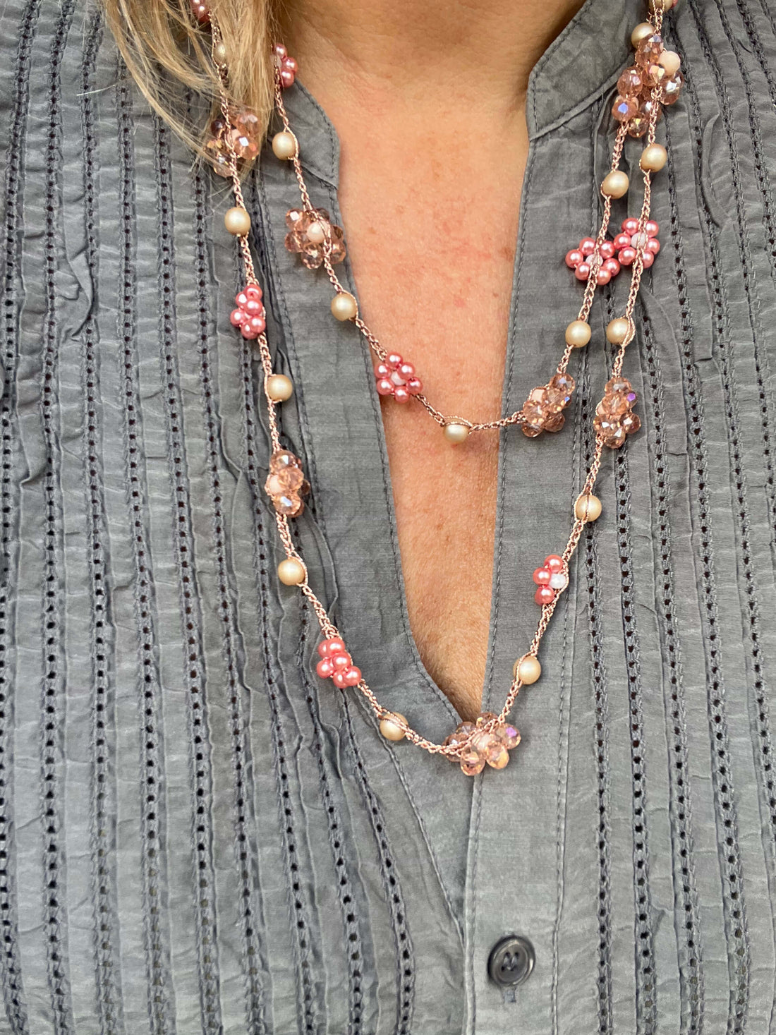 Convertible, metal-free handmade jewelry for travelers – hypoallergenic, lightweight, and versatile pieces perfect for sensitive skin and minimal packing.