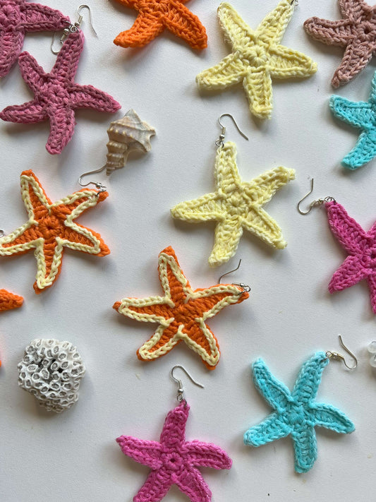 Scopri gli Orecchini di Tendenza per l'Estate: Stelle Marine in Cotone all'Uncinetto