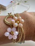 collana floreale stile boho chic 