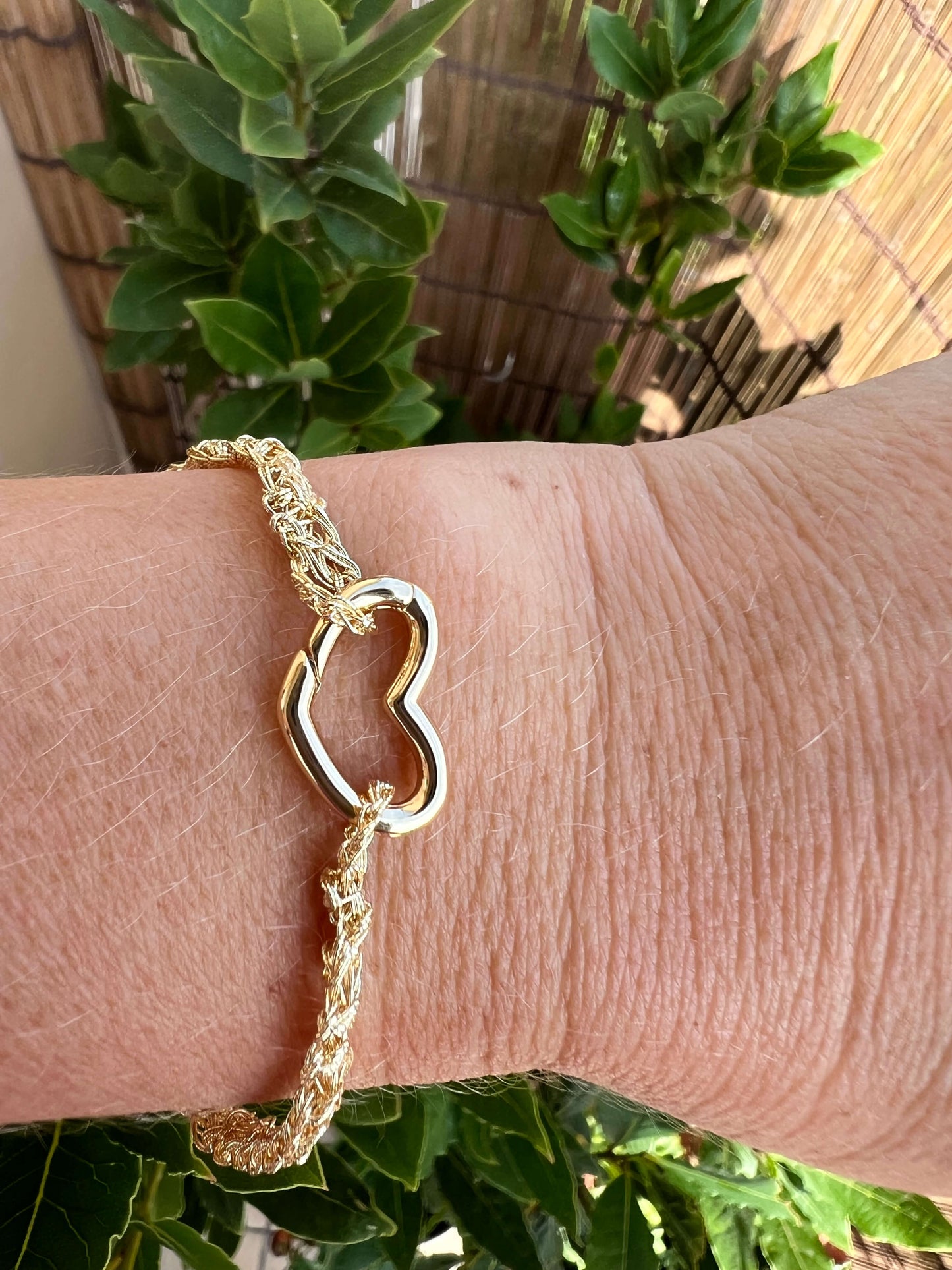 Bracciale estivo con cuore