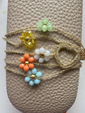 collana floreale uncinetto