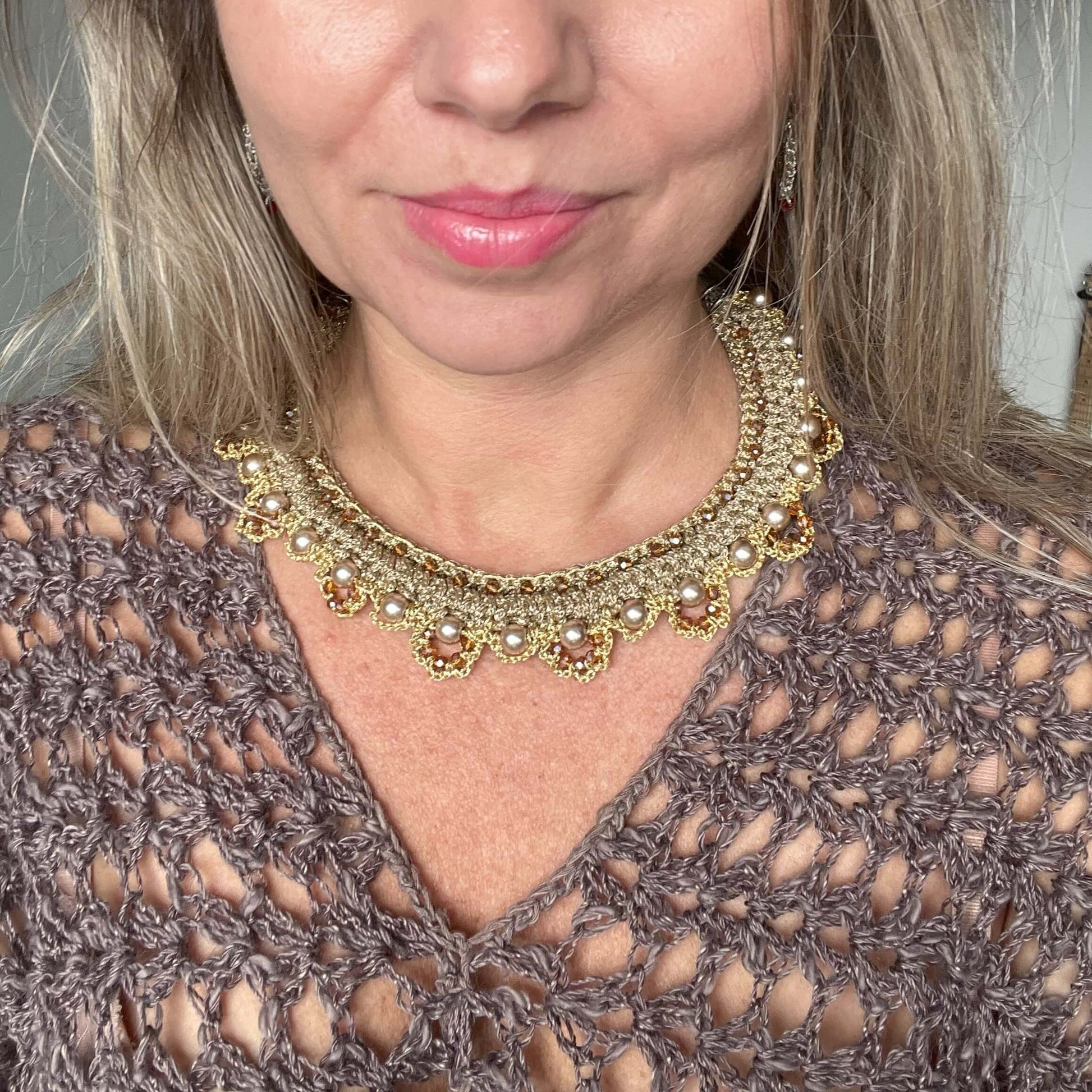 Collier Aurora Boreale: eleganza naturale e stile sofisticato, color oro