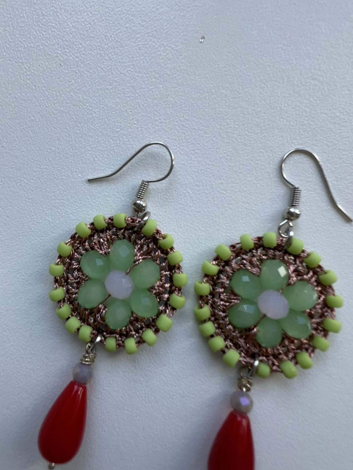 orecchini gipsy verde menta fafiki