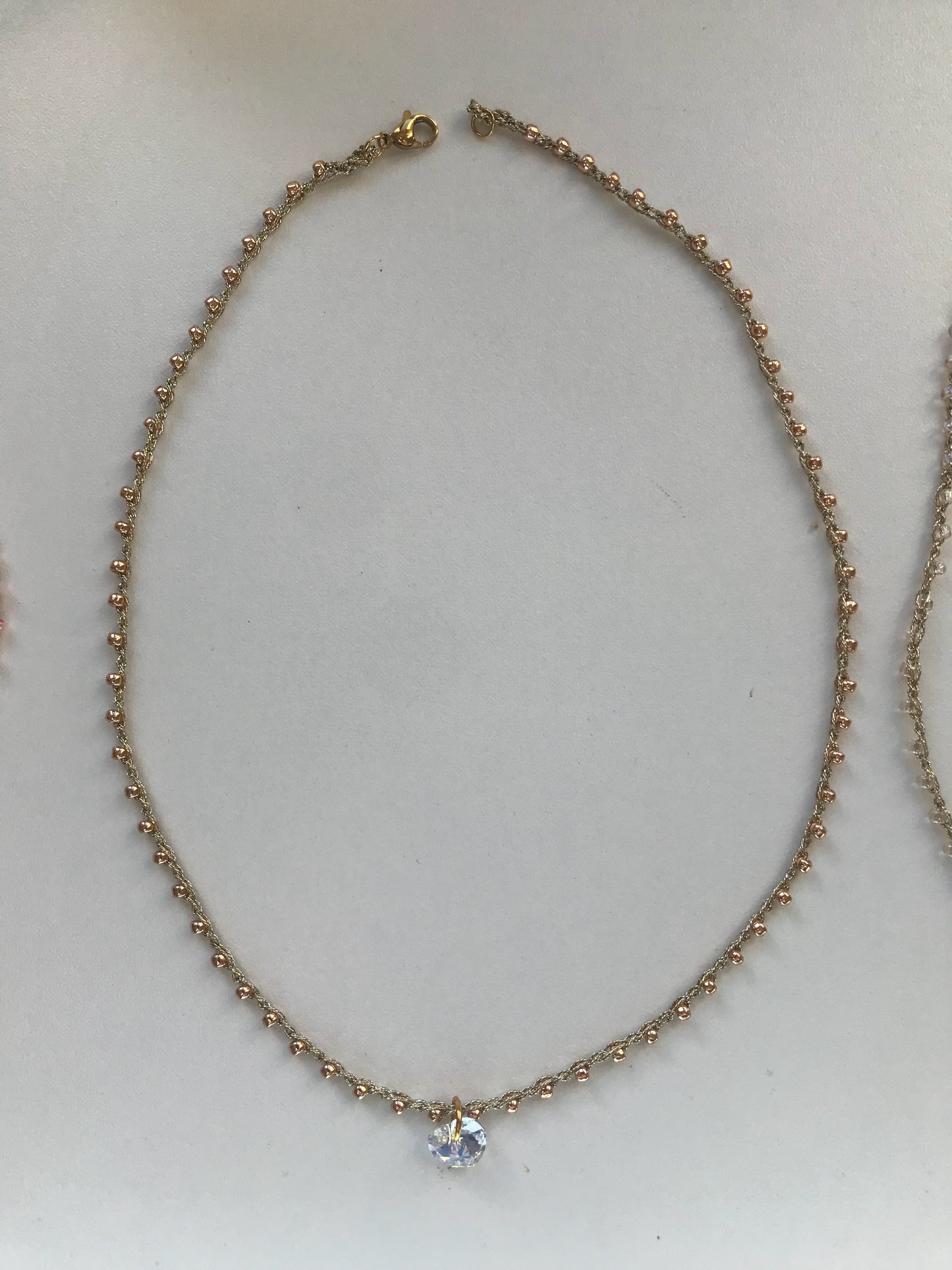 la collana girocollo con cuore Swarovski 