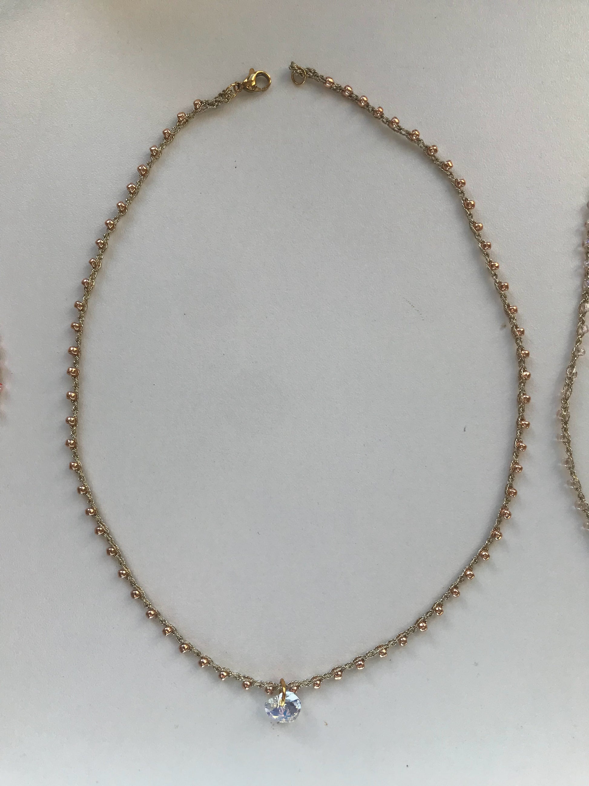 la collana girocollo con cuore Swarovski 